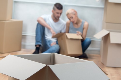 Clean and efficient storage area used for managing extra belongings
