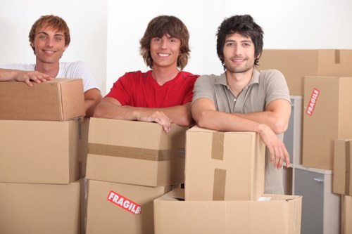 House removals in Stlukes with packed boxes ready for transport