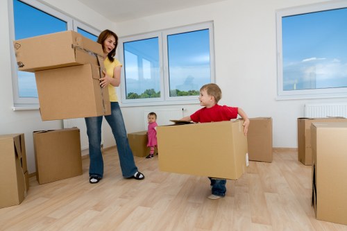 Professional office removals in St Lukes handling desks and equipment