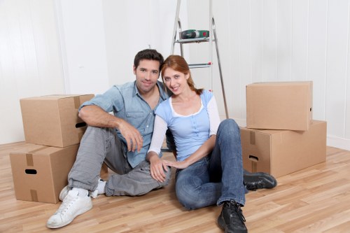Packing and organising household items for small removals in St Lukes