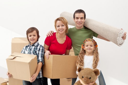 Removal van loaded for a St Lukes house move