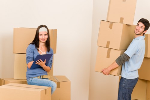 Well-organized shelves and containers for household storage in Stlukes